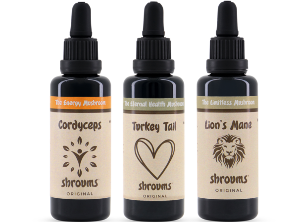 AM Pack – Cordyceps, Lion’s Mane and Turkey Tail