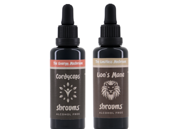 lions mane, cordyceps alcohol free