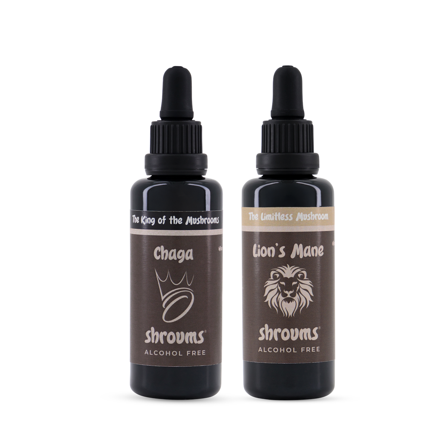 Chaga, Lions Mane Alcohol Free
