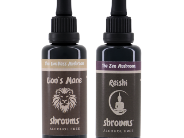 Calm and Focus Pack - Reishi And Lion's Mane - Alcohol Free
